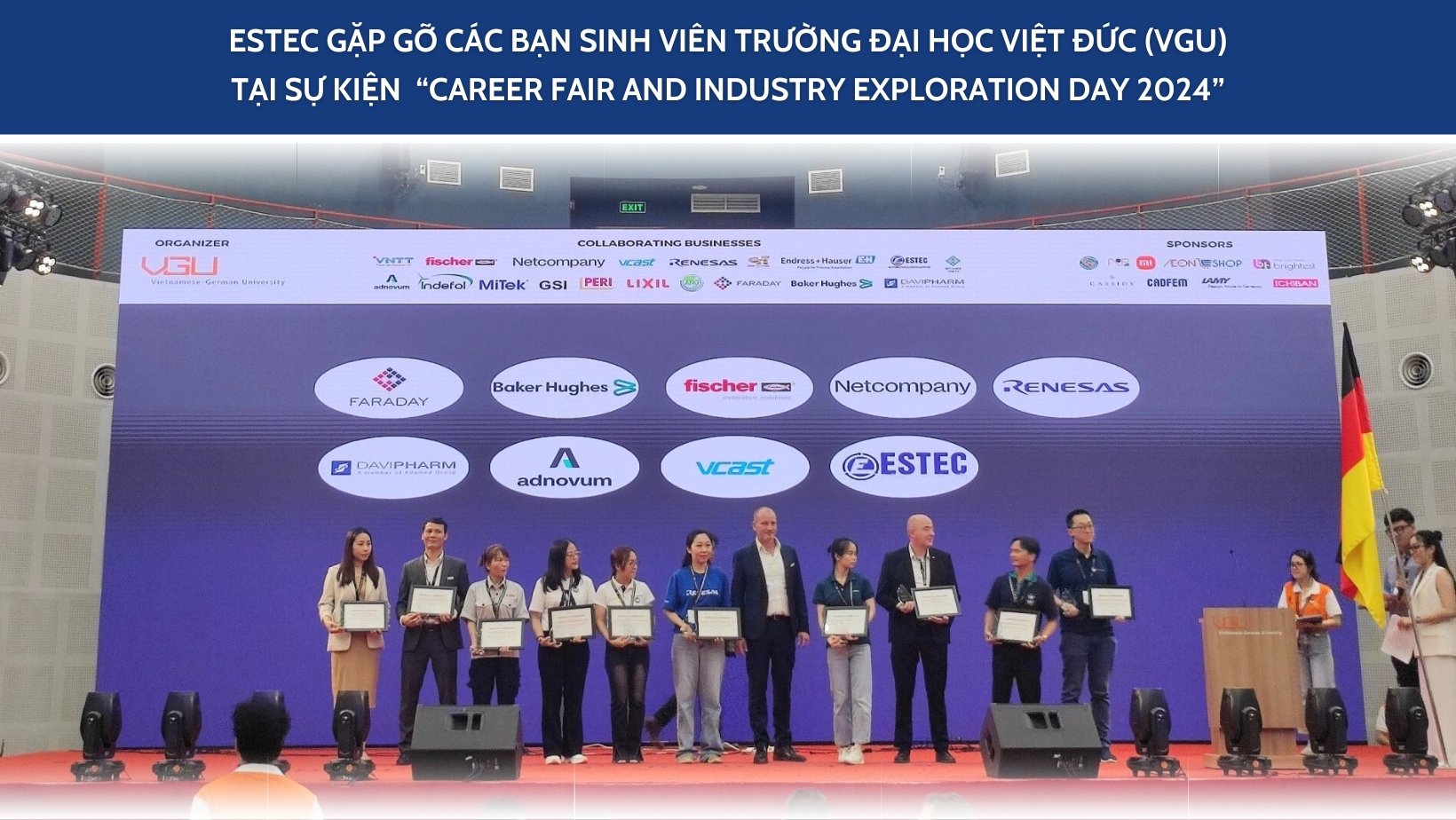ESTEC GẶP GỠ SINH VIÊN VGU TẠI “CAREER FAIR AND INDUSTRY EXPLORATION DAY 2024”