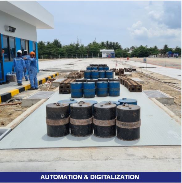 ESTEC'S INDUSTRIAL ELECTRONIC SCALES SYSTEM PROVIDING CAPACITY
